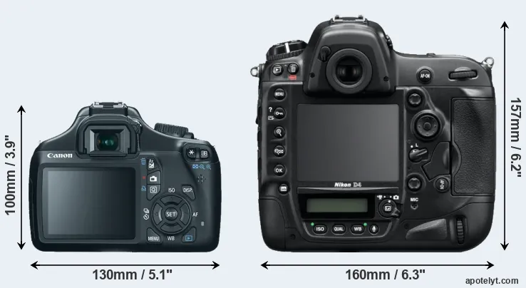 Comparison T3 or D4 rear