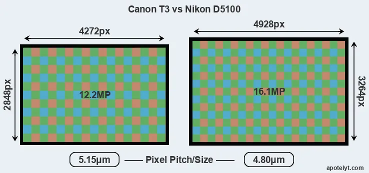 T3 versus D5100 MP
