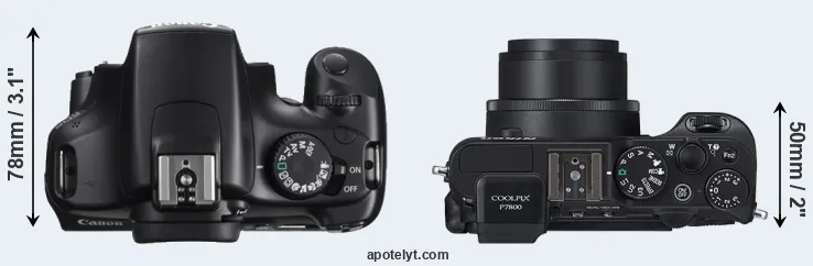 Compare T3 versus P7800 top