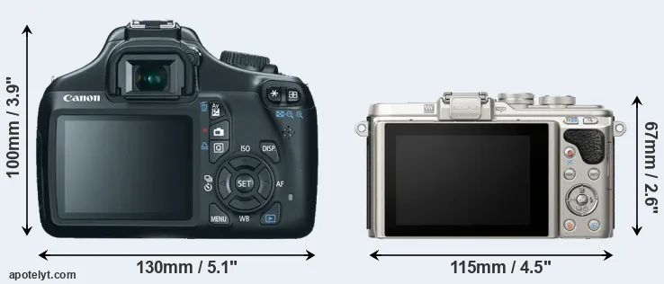 Comparison T3 or E-PL8 rear