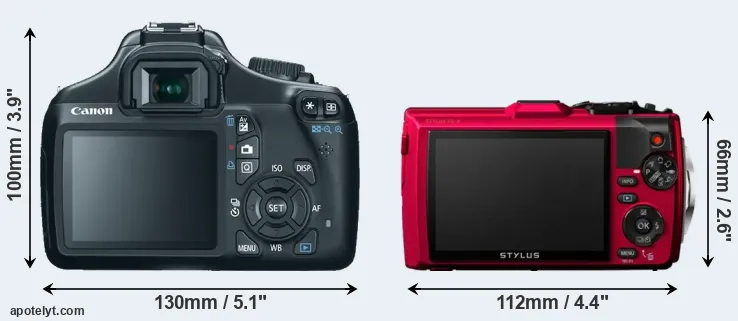 Comparison T3 or TG-4 rear