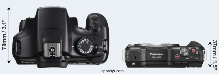 Compare T3 versus GF5 top