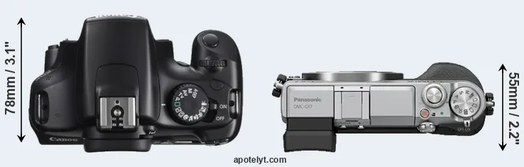 Compare T3 versus GX7 top