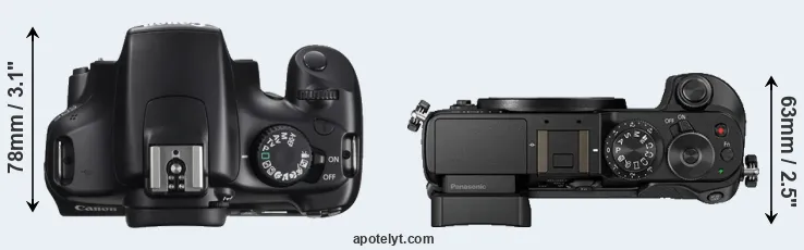 Compare T3 versus GX8 top