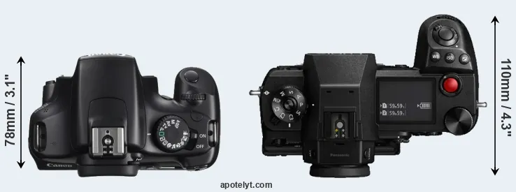Compare T3 versus S1H top