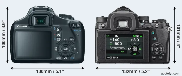 Comparison T3 or KP rear