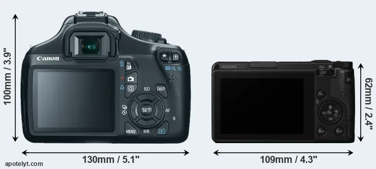 Comparison T3 or GR III rear