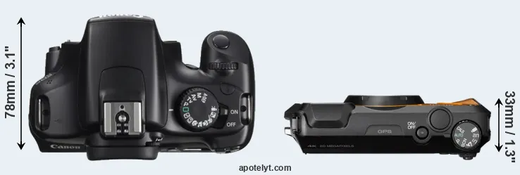 Compare T3 versus WG-6 top