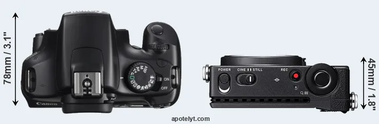 Compare T3 versus fp top