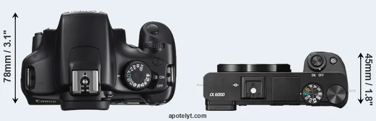 Compare T3 versus A6000 top