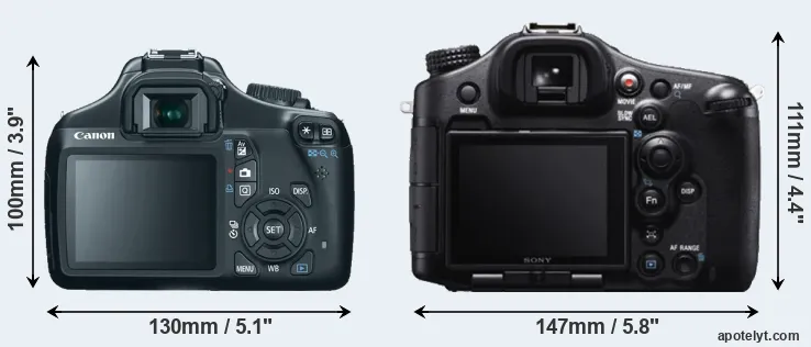 Comparison T3 or A99 rear