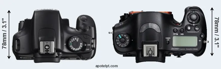 Compare T3 versus A99 top