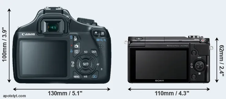 Comparison T3 or NEX-3N rear
