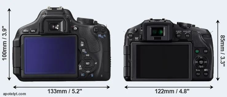 Comparison T3i or G6 rear