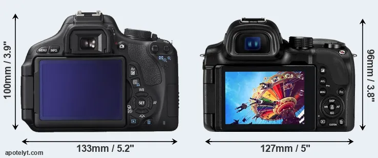Comparison T3i or NX30 rear