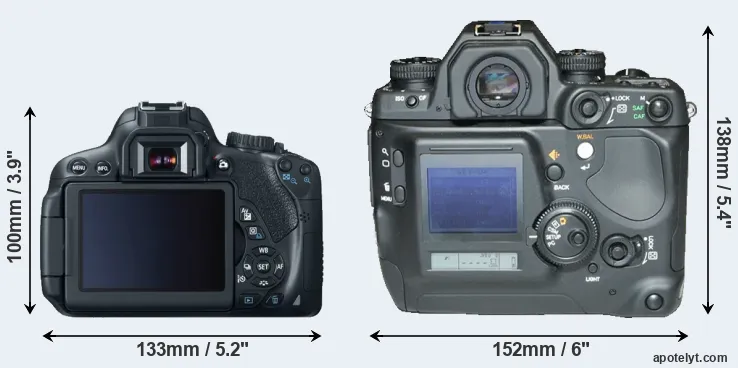 Comparison T4i or N Digital rear
