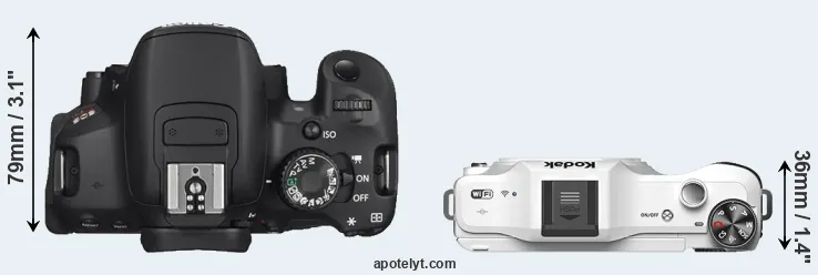 Compare T4i versus S-1 top