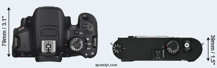 Compare T4i versus M10 top