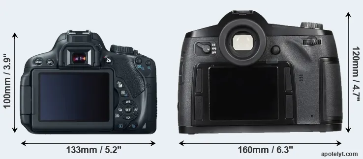 Comparison T4i or S Typ 007 rear