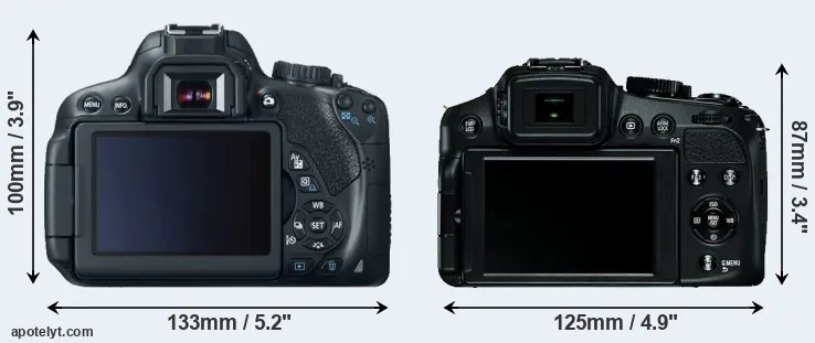 Comparison T4i or V-LUX 4 rear