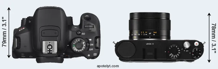 Compare T4i versus X Typ 113 top