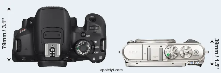 Compare T4i versus E-PL9 top