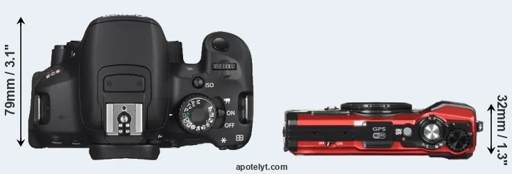 Compare T4i versus TG-5 top