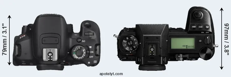 Compare T4i versus S1R top