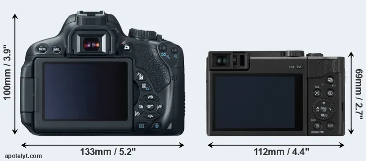 Comparison T4i or ZS80 rear
