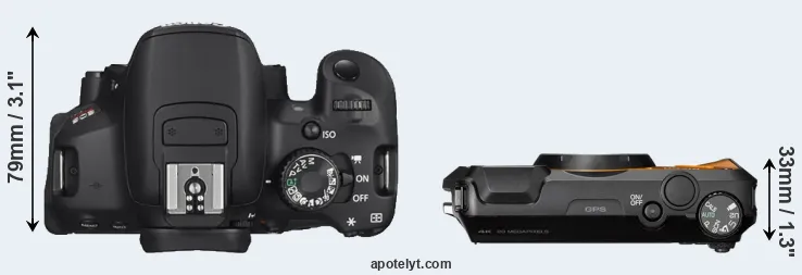 Compare T4i versus WG-6 top