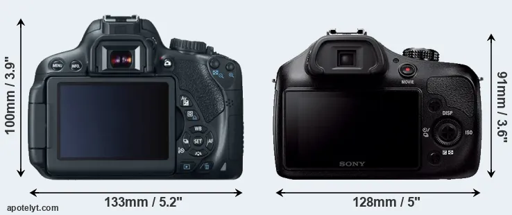 Comparison T4i or A3000 rear