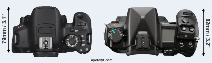 Compare T4i versus A900 top