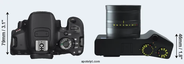 Compare T4i versus ZX1 top