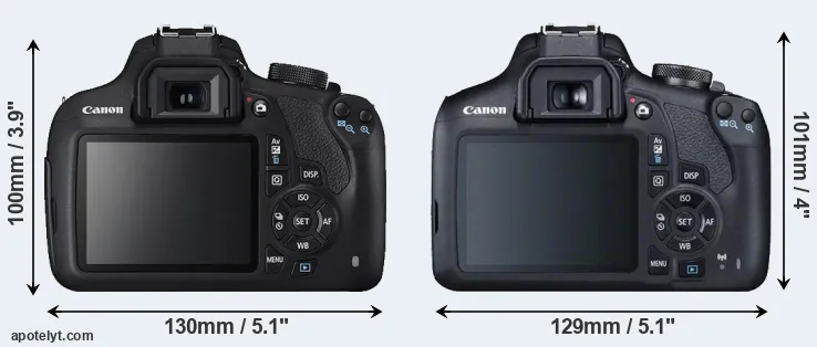 Comparison T5 or T7 rear