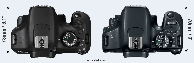 Compare T5 versus T7i top