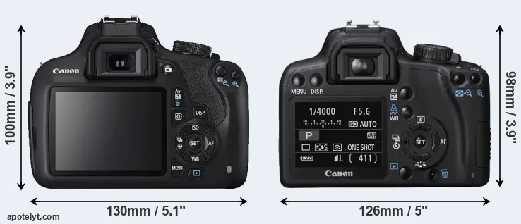 Comparison T5 or XS rear
