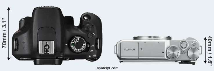Compare T5 versus X-A10 top