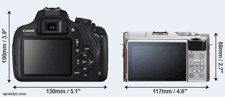 Comparison T5 or X-A5 rear