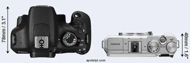 Compare T5 versus X-A5 top