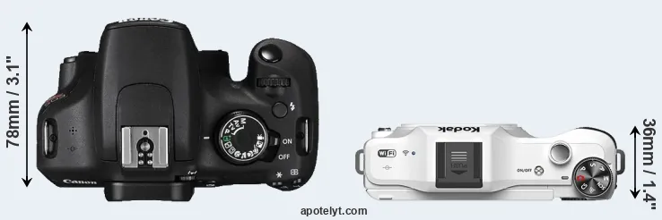 Compare T5 versus S-1 top