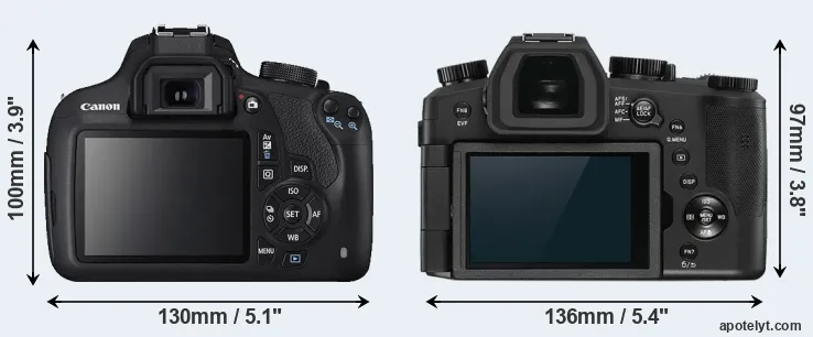 Comparison T5 or V-LUX 5 rear