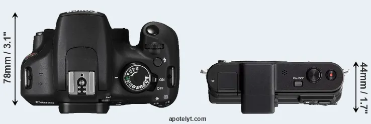 Compare T5 versus V1 top
