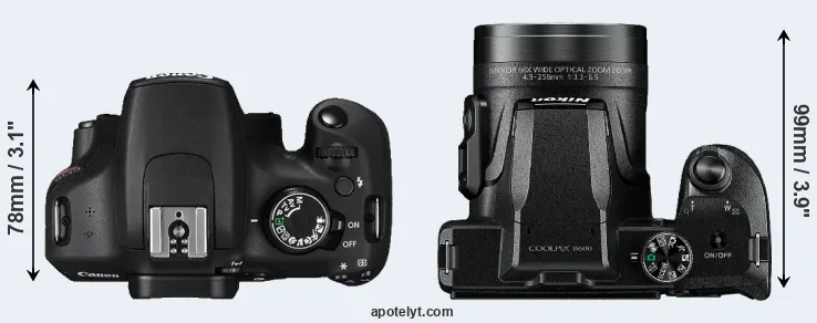 Compare T5 versus B600 top