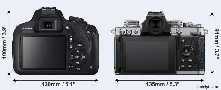 Comparison T5 or Z fc rear