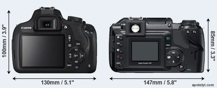 Comparison T5 or E-300 rear