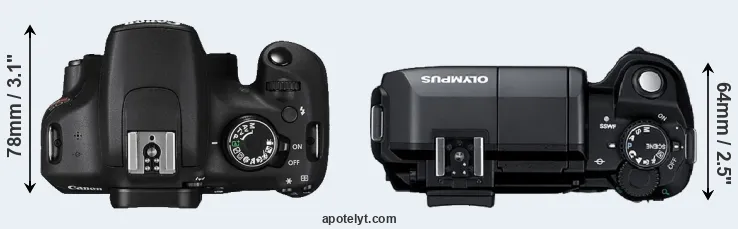 Compare T5 versus E-300 top