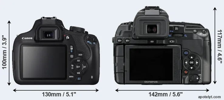Comparison T5 or E-5 rear