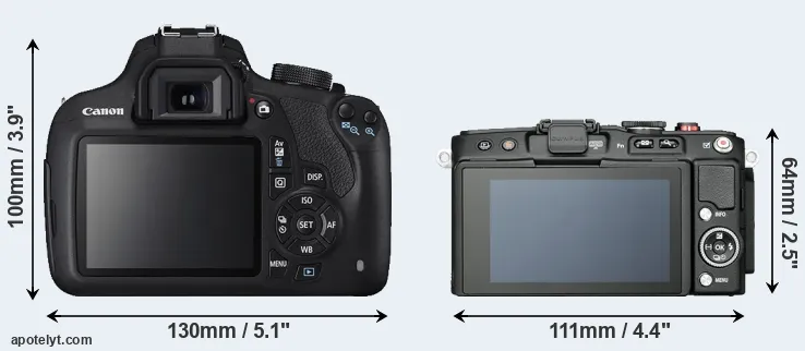 Comparison T5 or E-PL6 rear