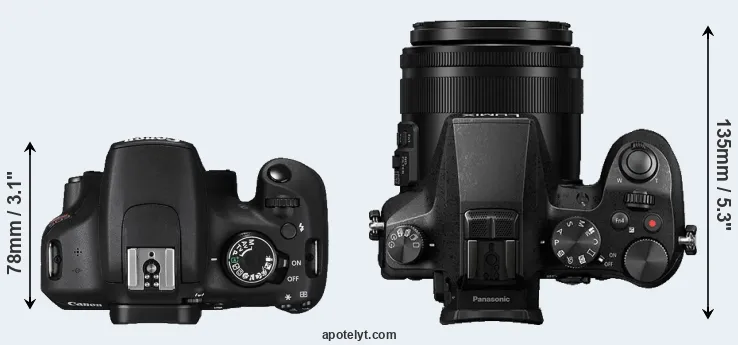 Compare T5 versus FZ2500 top