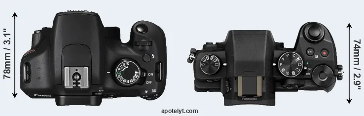 Compare T5 versus G85 top
